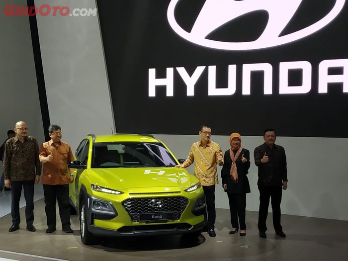 Hyundai Kona meluncur di IIMS 2019