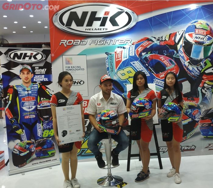 Jakub Kornfeil diundang secara langsung oleh pihak NHK untuk merilis kelima helm terbarunya di Indonesia.