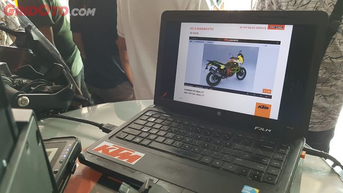 Letak komponen yang bermasalah terlihat langsung di komputer