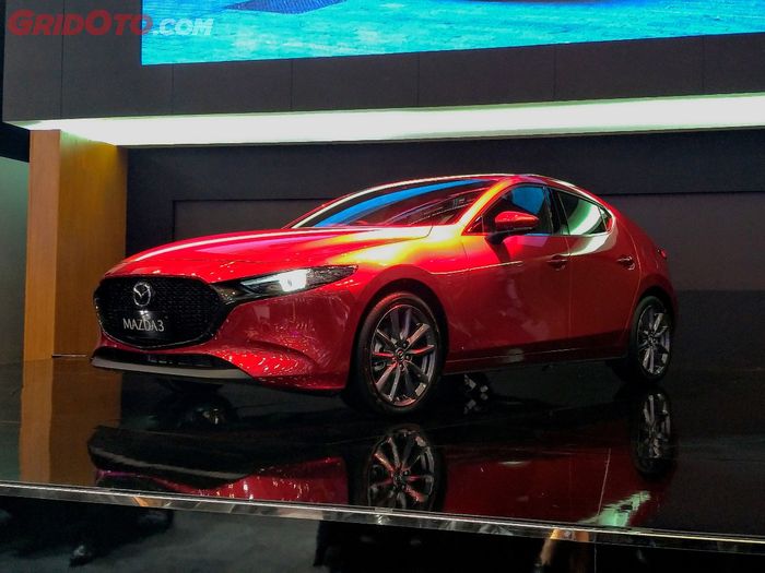 All New Mazda3 yang baru diperkenalkan di GIIAS 2019.