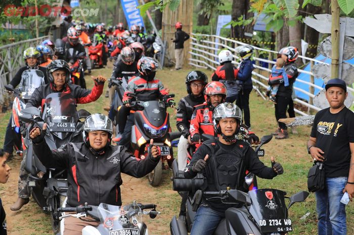 Para peserta MAXI Yamaha Day 2019 Sulawesi Selatan