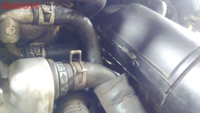 Air duct Nissan Livina yang sudah di lem