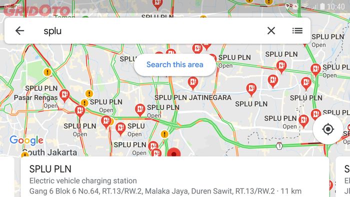 Cara mencari SPLU PLN pakai Google Maps