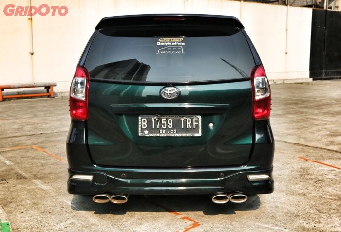 Tempel bumper belakang milik Avanza Luxury