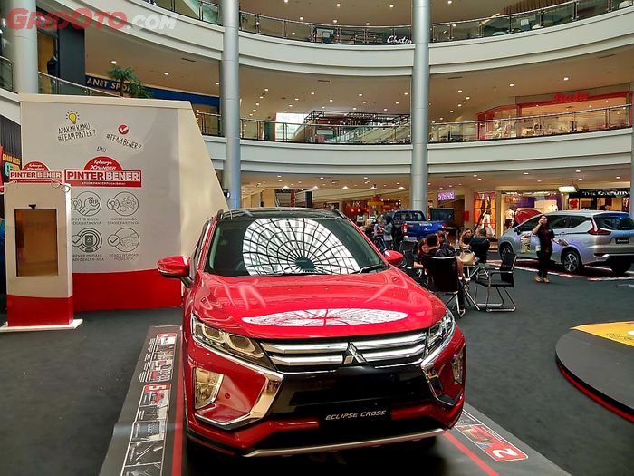 Unit display Mitsubishi Eclipse Cross di Mitsubishi Motors Auto Show di Margo City, Depok