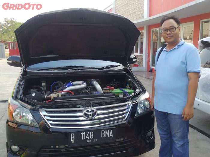 Kijang Innova diesel bertenaga 333 dk milik bos bengkel X-Boost Station