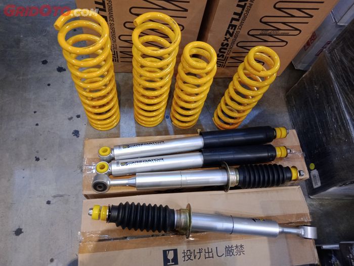 RAW 4x4 suspension lift kit untuk Pajero Sport bisa naik sampai 5 cm