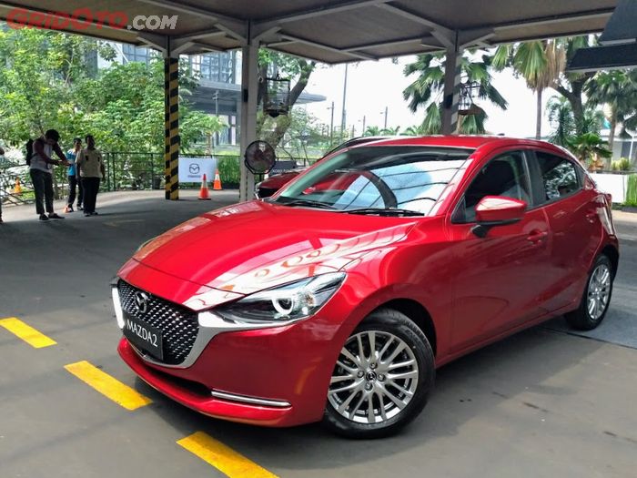 Tampilan baru Mazda2 facelift.