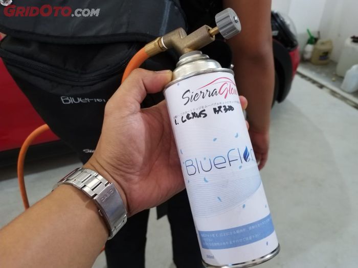 Blue flame dibuat khusus dari Sierra Glow