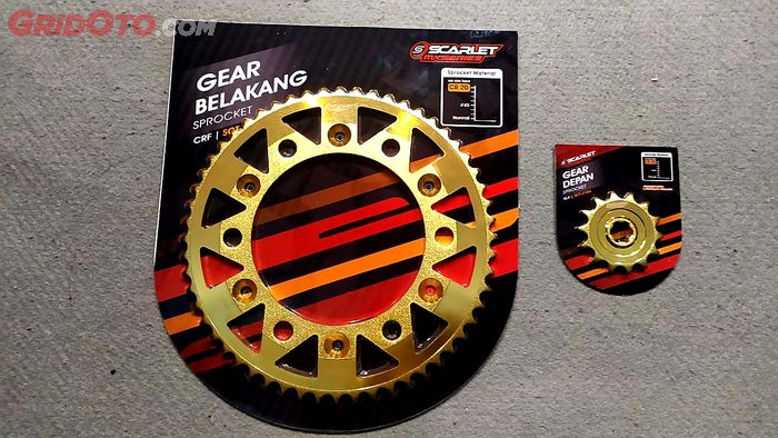 Gear Scarlet Racing terbaru yang diluncurkan di IIMS Motobike Expo 2019