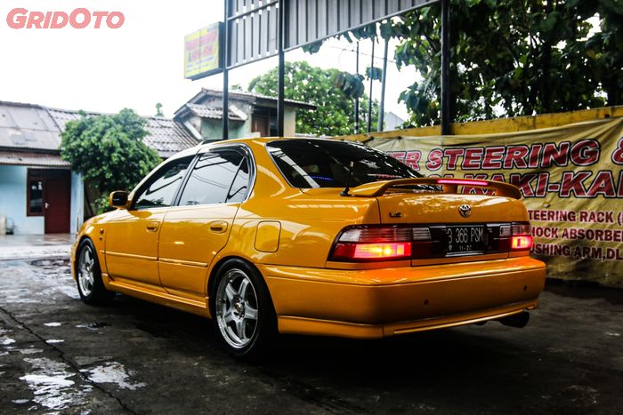 Akhirnya Great Corolla kuning ini dimodifikasi semua sektor