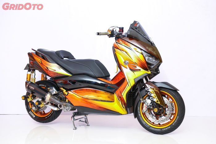 Yamaha XMAX jawara best airbrush Customaxi Bali 