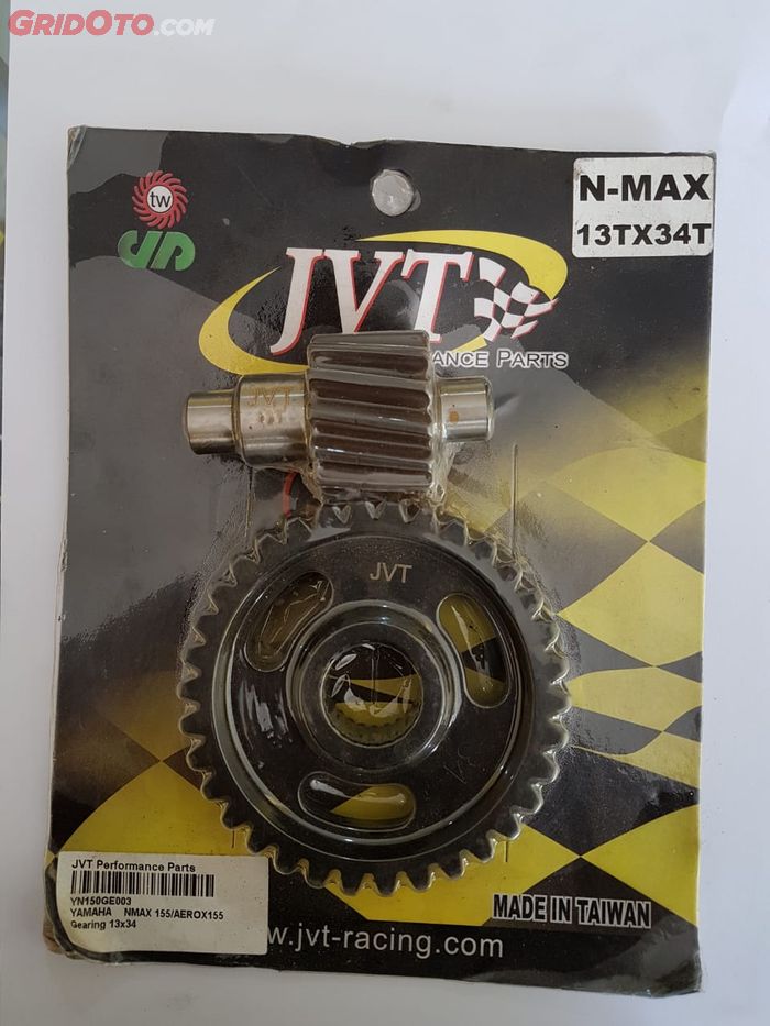 Gir rasio ukuran 13T-34 buat Yamaha NMAX dari JVT