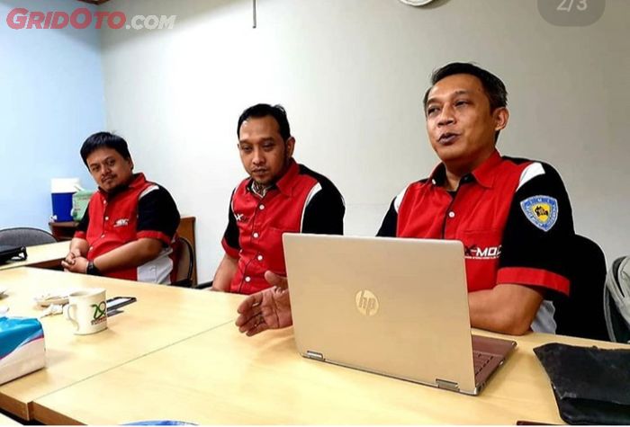 Perwakilan pengurus Xpander Mitsubishi Owner Club Indonesia (X-MOC) menyambangi redaksi GridOto.com.