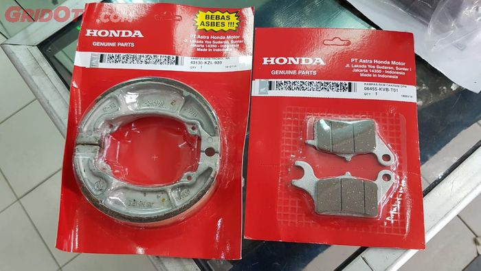 Kampas rem depan belakang Honda New BeAT, bisa pakai BeAT lawas