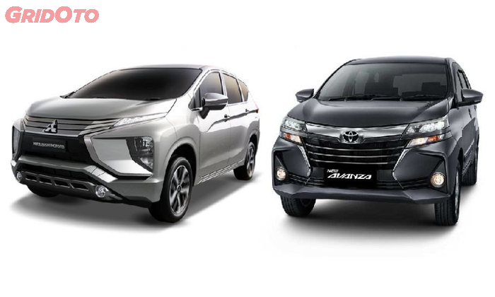 Mitsubishi Xpander  dan Toyota Avanza.