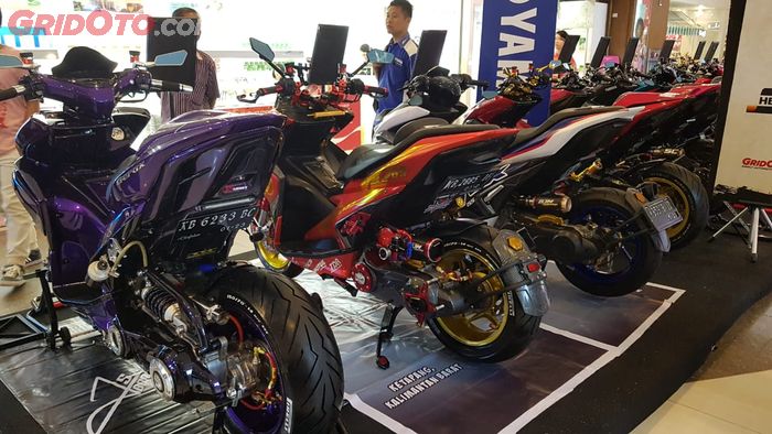 Yamaha Aerox 155 peserta semifinal Customaxi Pontianak 2020