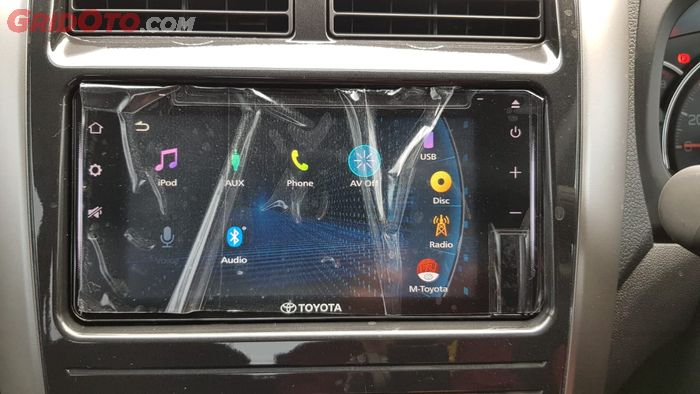 Head Unit Toyota Agya TRD S