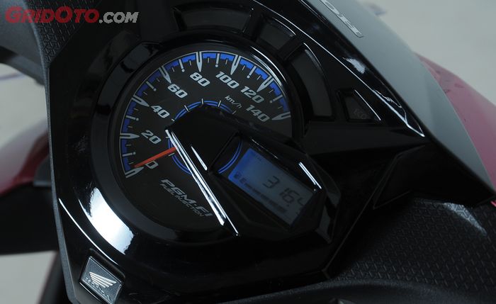Speedometer Honda All New BeAT tampak lebih sporty, tapi informasinya tak ada yang berubah dari versi sebelumnya