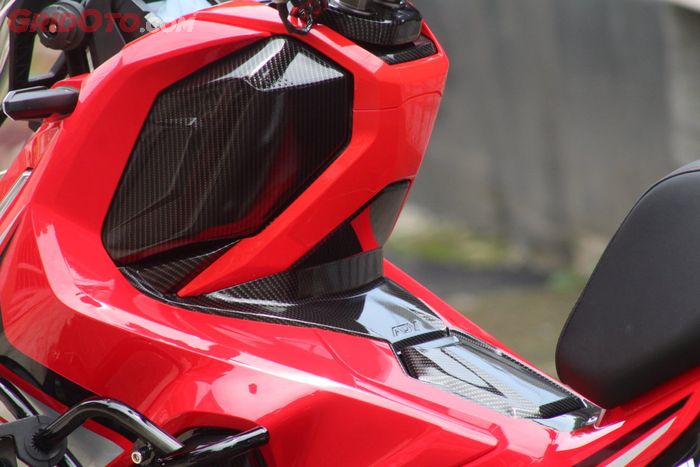 Part WTP carbon di beberapa bagian body.