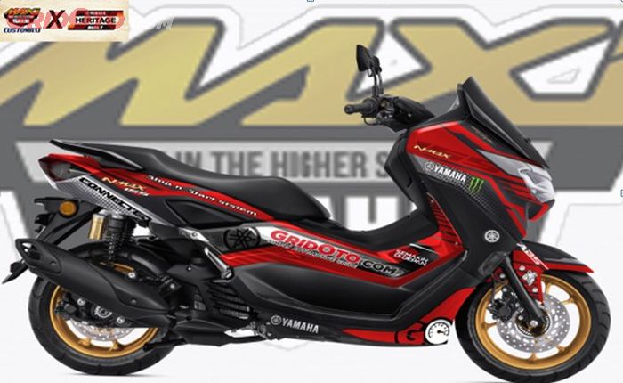 livery All New NMAX ambil konsep logo GridOto