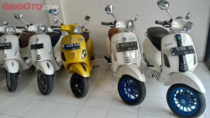 Vespa S 125 (kuning) cocok untuk yang baru punya Vespa