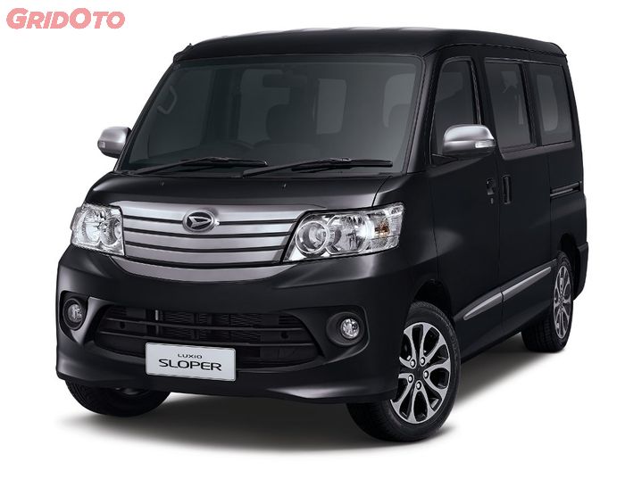 Tampilan eksterior Daihatsu Luxio Sloper tanpa ubahan