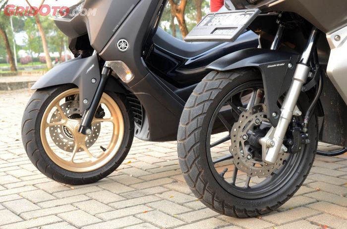 Kaki-kaki Honda ADV150 dan All New Yamaha NMAX