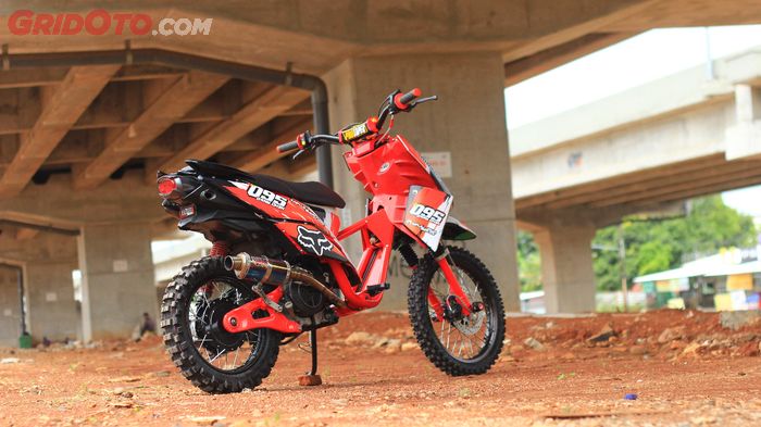 Yamaha X-Ride Tampil Gagah, Dirombak Jadi Trail Buat Garuk Tanah