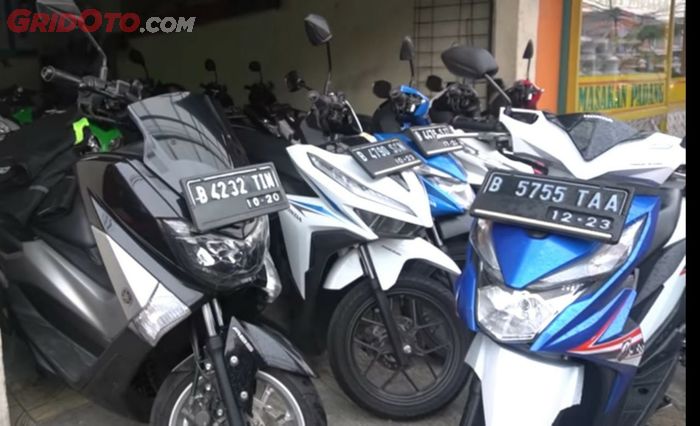 Stok motor seken di Nur Rizky Motor