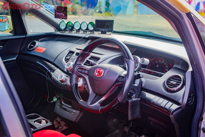 Setir comot dari Honda Civic FD3 hybrid