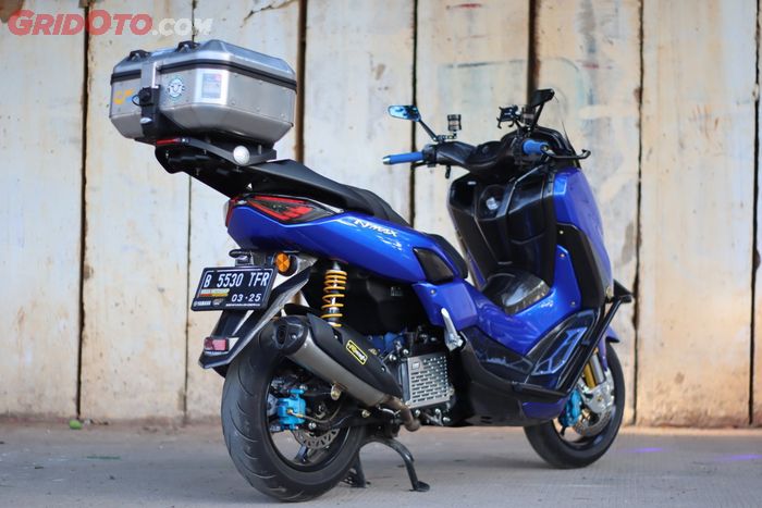 Modifikasi Yamaha All New NMAX mantap pilih konsep touring sporty.