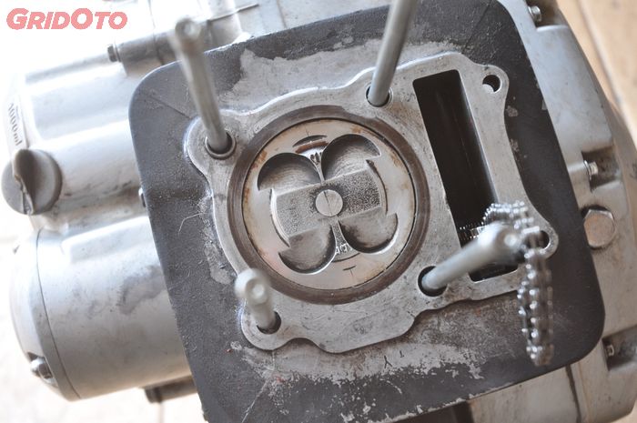 Blok Hyosung RX 125 diisi piston Honda CBR150R oversize 150