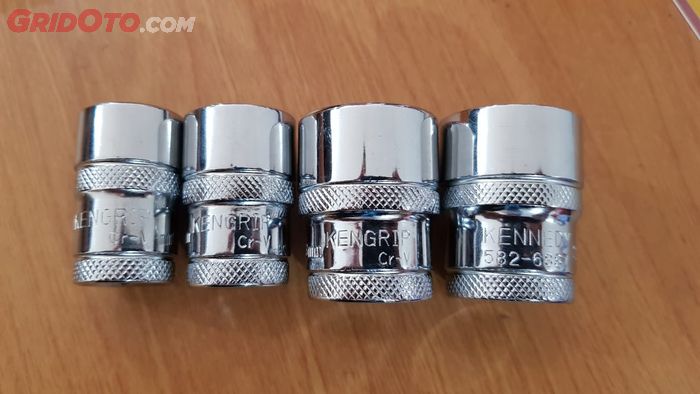 Ukuran Socket Kunci Kennedy Tools KenGrip Bisa Dipakai untuk Ukuran Metrik dan Imperial Sekaligus