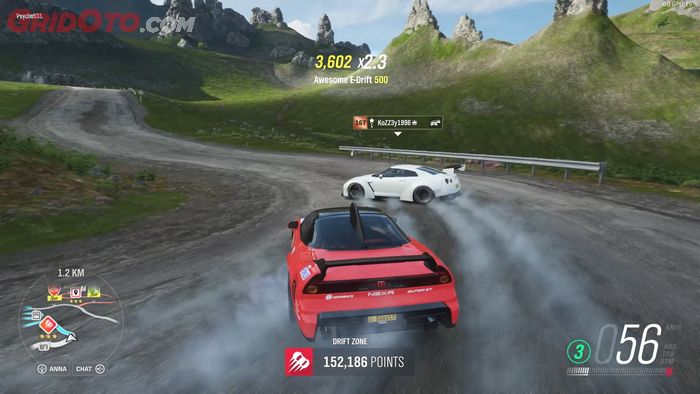 Drifting menggunakan Honda NSX-R GT di video game Forza Horizon 4. Menyenangkan? Pastinya . Realistis? Pastinya Tidak.