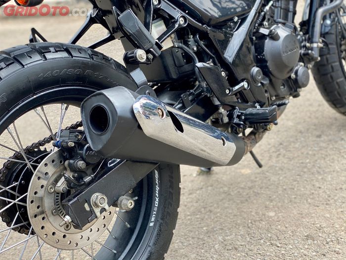 Knalpot diganti custom dengan suara ngebasss&hellip;