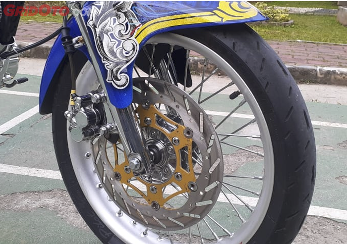 Piringan pakai PSM dengan tromol Honda Tiger