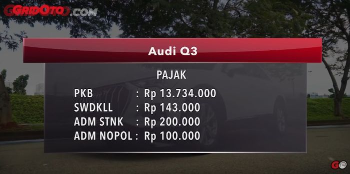 PKB Audi Q3 tahun 2020