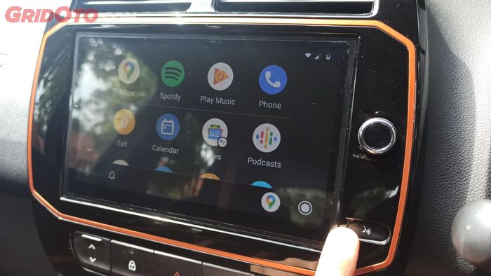 Head unit Renault Kwid Climber punya fitur Android Auto