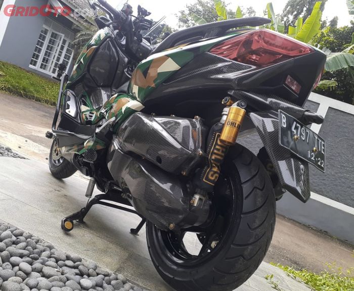 Yamaha XMAX bobol kapasitas mesin jadi 350cc, langganan turing antar pulau Indonesia.