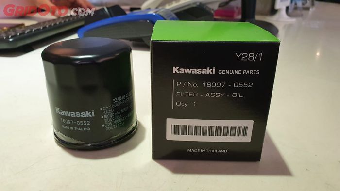 Kawasaki Ninja 250 dan ZX-25R pakai filter oli yang sama
