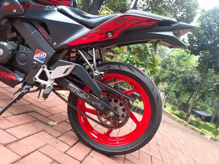 Bokong Honda CBR150 R Thailand terlihat buntung