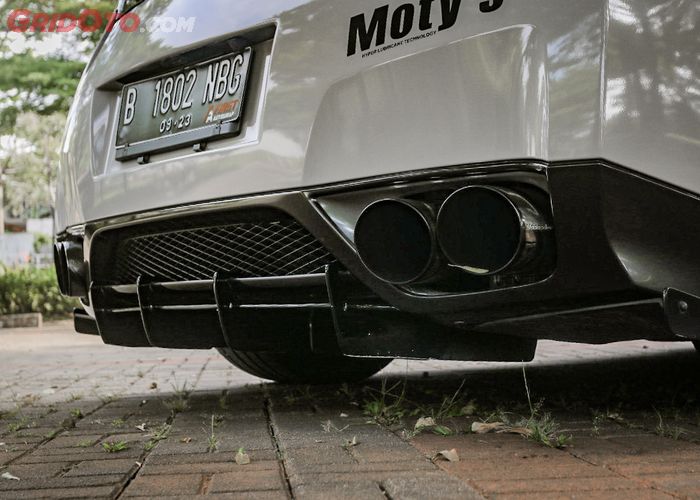 Full exhaust system straight pipe GT-R R35