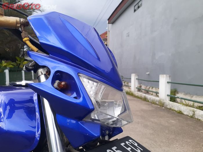 Batok kepala depan Yamaha RX-Z pakai milik Kawasaki KLX150 