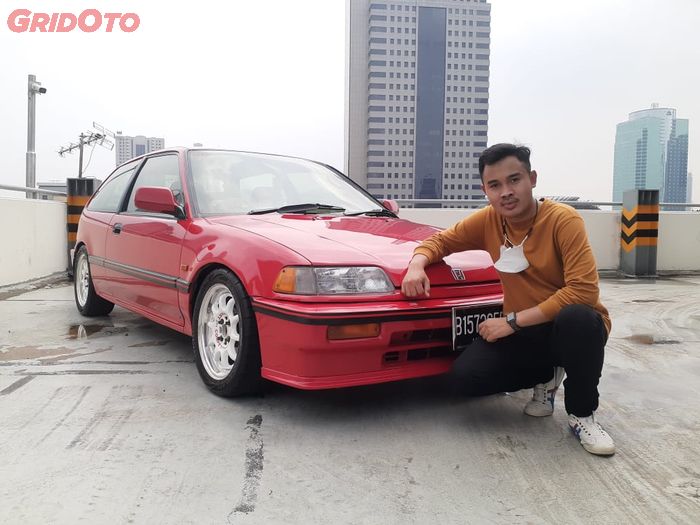 Bro Danang Nagari dengan Honda Civic Nouva modifikasinya