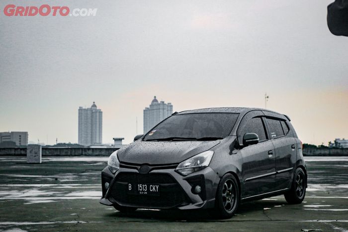 Modifikasi Toyota Agya tampil atraktif berkat wajah baru