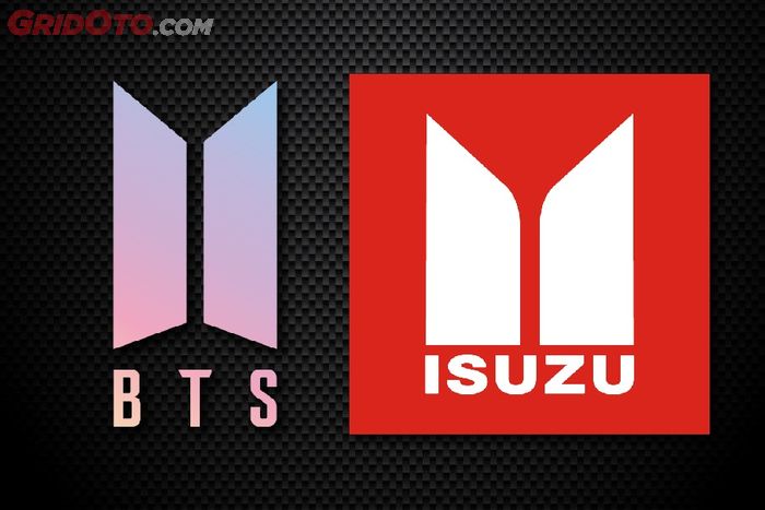 Logo BTS Meal mirip logo Isuzu
