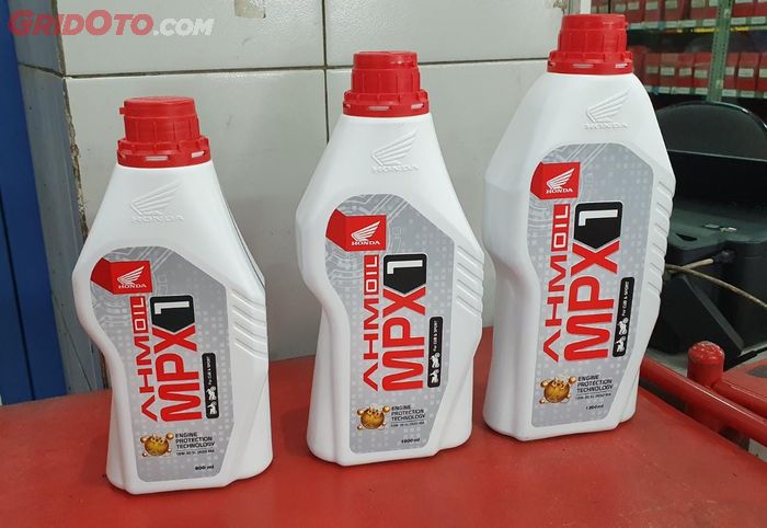 Oli mesin AHM Oil MPX-1 buat motor bebek dan sport