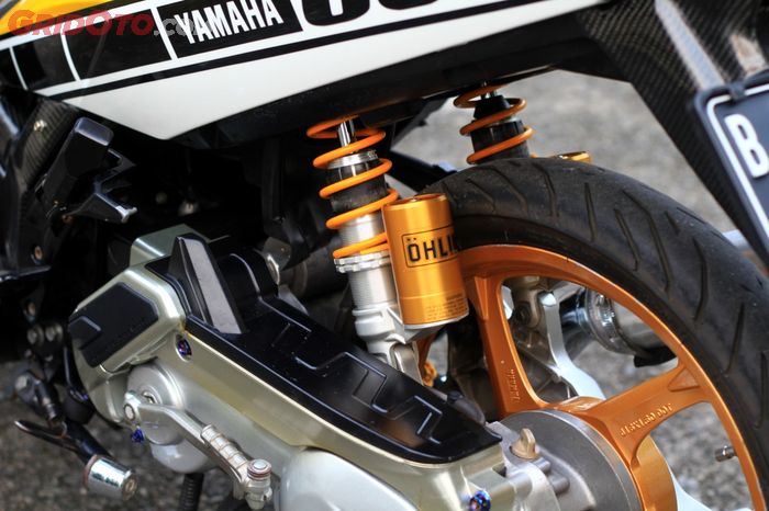 Demi kembar dengan sang XMAX, rela hunting sokbreker &Ouml;hlins dengan kocek yang cukup dalam