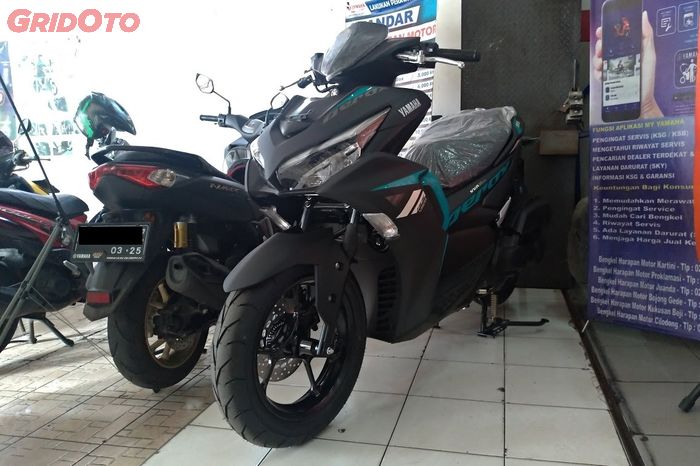 Ilustrasi All New Yamaha Aerox 155 Connected.